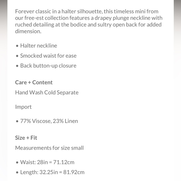 Free people “in her element” dress - EUC - L - stone cold - Picture 4 of 5